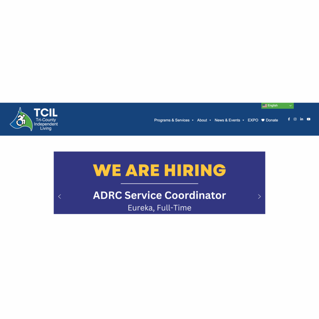 Escobedo Design – Tri-County Independent Living (TCIL), Website Design Project