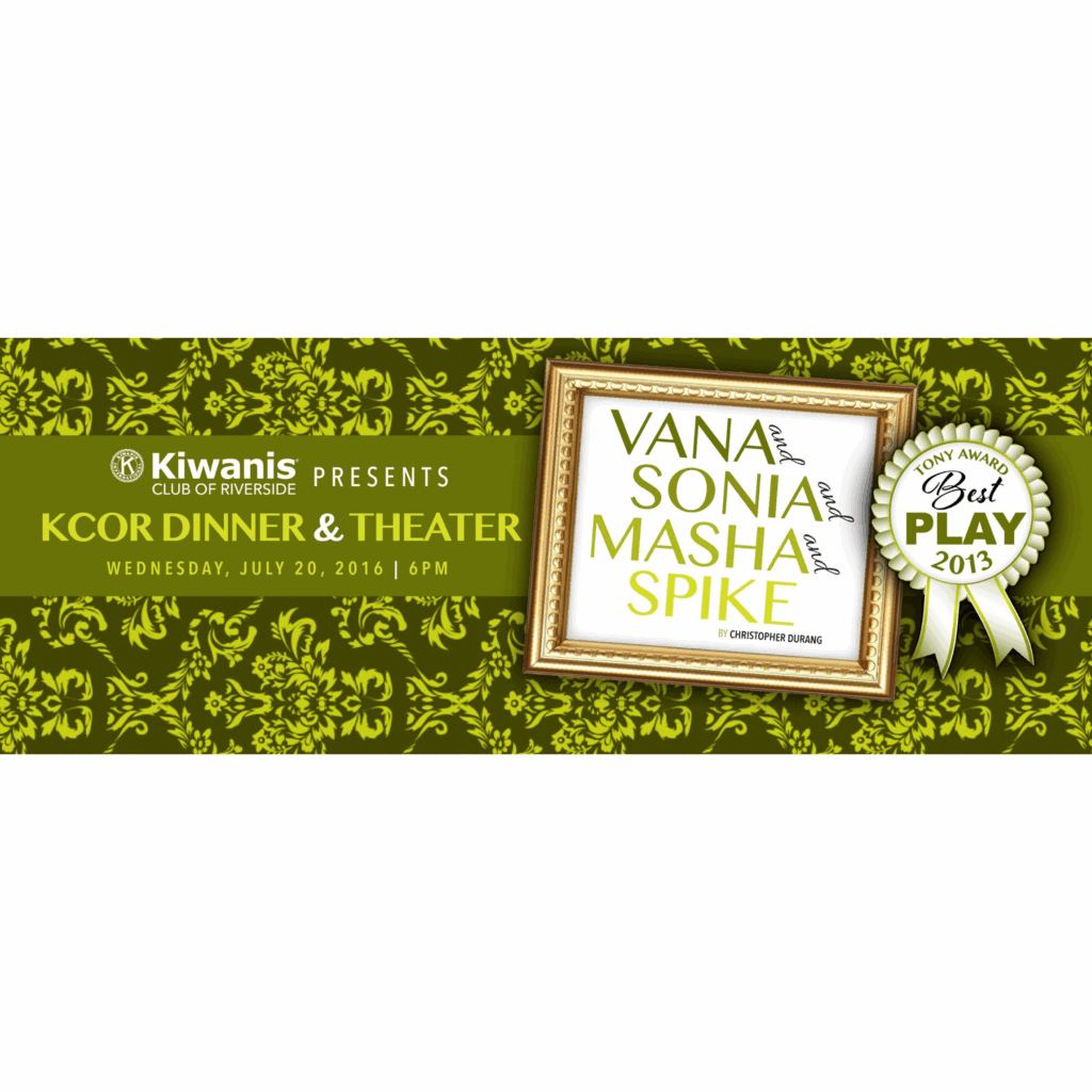 Escobedo Design – Kiwanis Club of Riverside, Vana and Sonia and Masha and Spike, Graphic